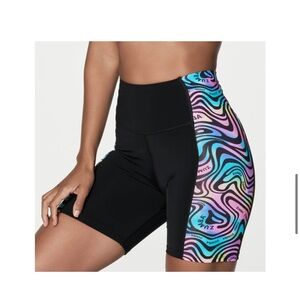 Zumba High Waisted Swim Biker Shorts